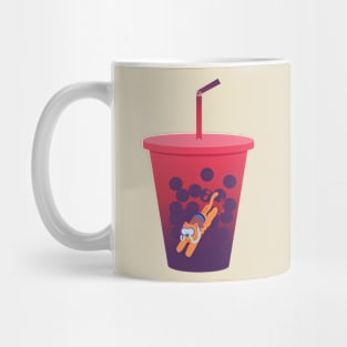 Diving for Milk Tea Pearls (Berry Flavor) Mug